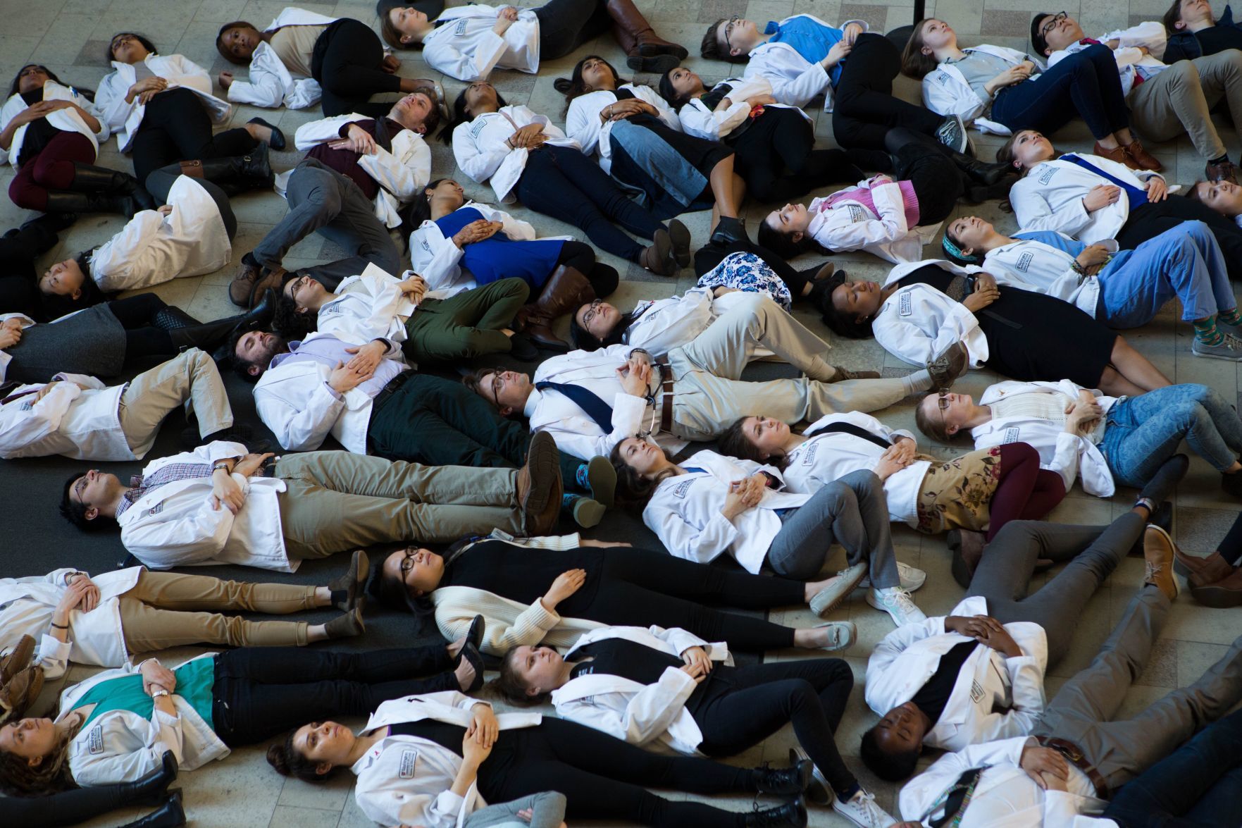 Washington University School of Medicine Die-in